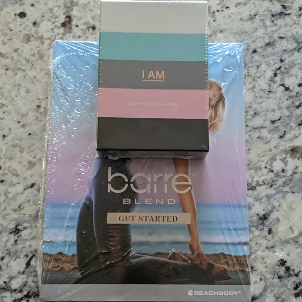 Beachbody Barre Blend and I AM cards new sealed